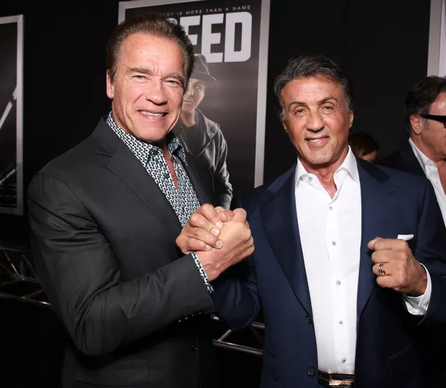 La intensa rivalidad entre Schwarzenegger y Stallone revelada