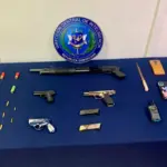 DINTEL y MP incautan armas y detienen a dos personas en Santiago