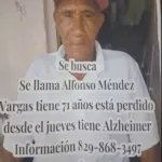 Buscan intensamente a Alfonso Méndez, desaparecido con Alzheimer