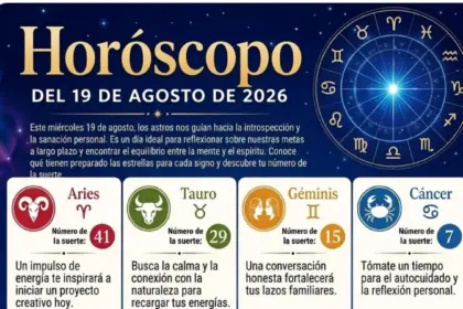 Horóscopo 19 de agosto 2026: predicciones y suerte para cada signo