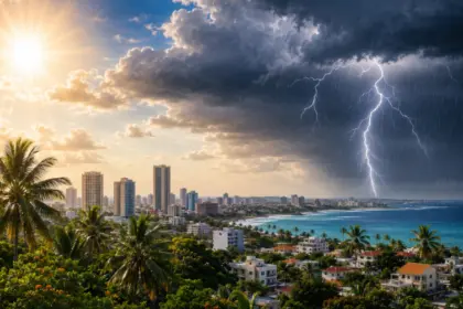 Calor extremo y aguaceros: pronóstico del tiempo en RD este miércoles