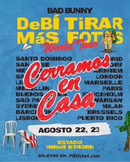 Bad Bunny agota entradas en el Hiram Bithorn para cerrar su gira mundial
