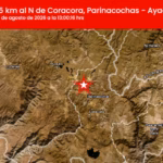 Sismo de magnitud 7.2 sacude Ayacucho sin reporte de daños graves