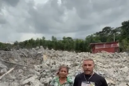 Denuncian abuso de poder tras derrumbe de villa en Bonao por SEMPA