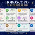 Horóscopo 29 de agosto 2026: predicciones y números de la suerte hoy