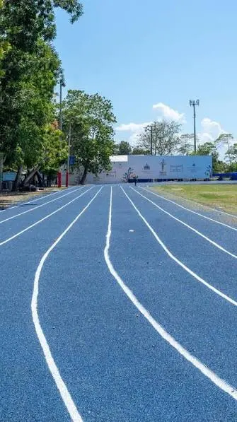 INEFI realiza mantenimiento técnico en pista de atletismo de SFM