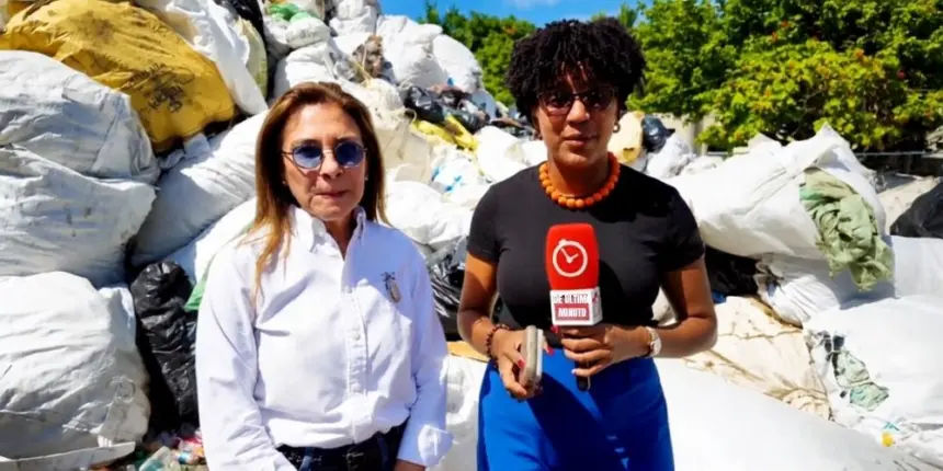 Carolina Mejía impulsa programa Plásticos por Útiles Escolares en el ADN