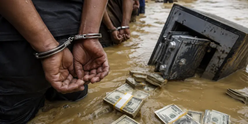 Detienen a 29 personas en Nepal por saquear caja fuerte tras riada