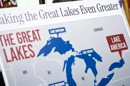 Google Maps renombra Lago Ontario a Lago América por orden de Trump