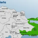 COE emite alerta verde en 8 provincias por onda tropical en RD