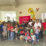Rotaract San Cristóbal entrega útiles escolares en La Suiza