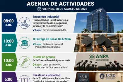 Agenda de eventos en Santo Domingo para este jueves 3 de septiembre 2026