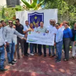 Eberto Núñez inicia construcción de glorieta en parque de Los Maestros
