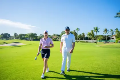 Lorena Ochoa imparte clínica de golf en el icónico Diente de Perro LA ROMANA, República Dominicana. – La leyenda del golf mundial, Lorena Ochoa, visitó el legendario campo Diente de Perro en Casa de Campo, marcando un hito en la estrategia de turismo deportivo que lidera el Ministerio de Turismo bajo la gestión de David Collado. La ex número uno del mundo compartió su vasta experiencia técnica y mental con entusiastas locales, reafirmando el compromiso del país por posicionarse como un destino de élite para el golf internacional. Durante su estancia, la golfista mexicana no solo ofreció consejos prácticos sobre el swing y la postura, sino que también dictó la conferencia "The Winning Mindset", inspirando a emprendedores y atletas sobre la disciplina y la perseverancia que la llevaron a dominar el LPGA Tour durante 158 semanas consecutivas. Esta iniciativa, apoyada por Casa de Campo y Central Romana, destaca la capacidad de la República Dominicana para albergar eventos de alto perfil. Para el ministro Collado, contar con una figura de la talla de Ochoa —miembro del Salón de la Fama— es vital para diversificar la oferta turística nacional, trascendiendo el sol y playa para conectar con el mercado global del deporte de alto nivel. La presencia de la mexicana en el emblemático diseño de Pete Dye subraya la calidad de las instalaciones dominicanas, consolidando al país como un escenario privilegiado que combina hospitalidad, lujo y competencia deportiva de clase mundial.