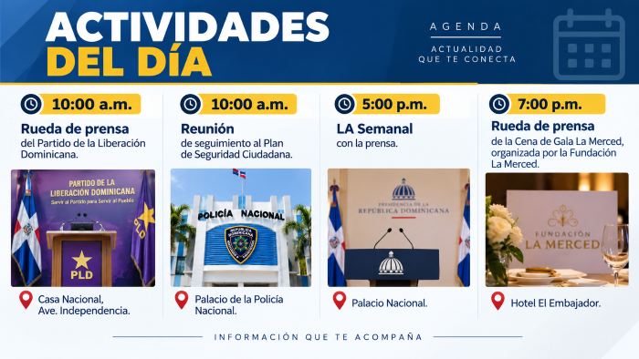 Agenda deportiva y eventos destacados en Santo Domingo lunes 7 septiembre