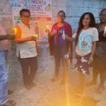 ADP Villa Riva realiza encendido de velas en demanda de mejoras educativas