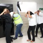 Intrant completa evacuación en 95 segundos durante simulacro nacional de terremoto