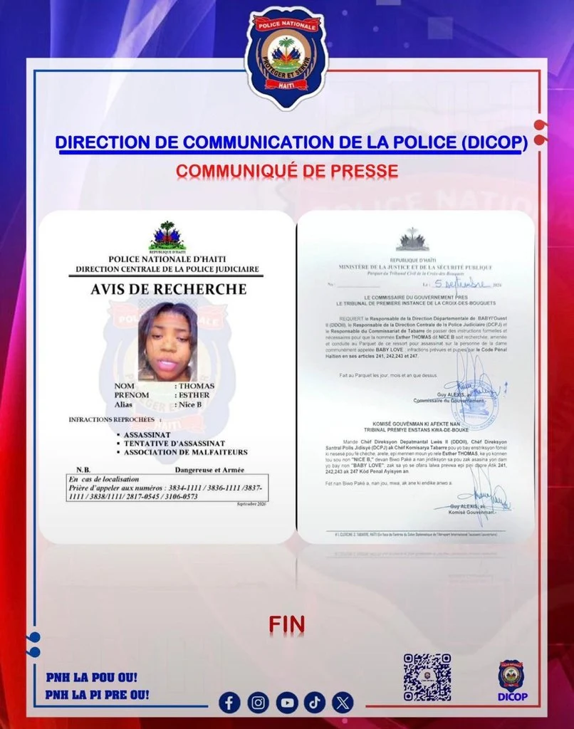 Buscan en República Dominicana a Nice B por asesinato en Haití