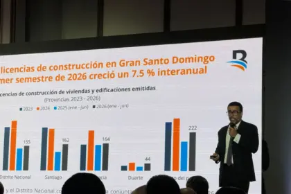 Sector construcción en Santo Domingo crece 7.5 % en licencias 2026