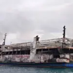 Hallan restos humanos en ferri de Filipinas tras trágico incendio