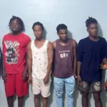 Capturan a cinco hombres por robo de electrodomésticos en Boca Chica