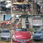 Policía Nacional detiene 11 personas y recupera vehículos en Santiago