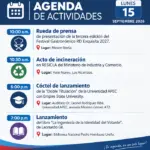 Agenda de eventos destacados en República Dominicana este 15 de septiembre