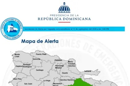 COE coloca al Gran Santo Domingo y San Cristóbal en alerta por lluvias