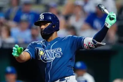 Junior Caminero decide triunfo de los Rays con jonrón de oro ante Oakland