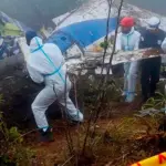 Hallan sin vida a los cinco ocupantes de avión accidentado en Colombia