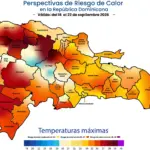INDOMET alerta sobre calor extremo en República Dominicana hasta el 22 de septiembre