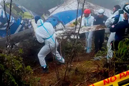 Tragedia en Colombia: hallan sin vida a los cinco ocupantes del avión
