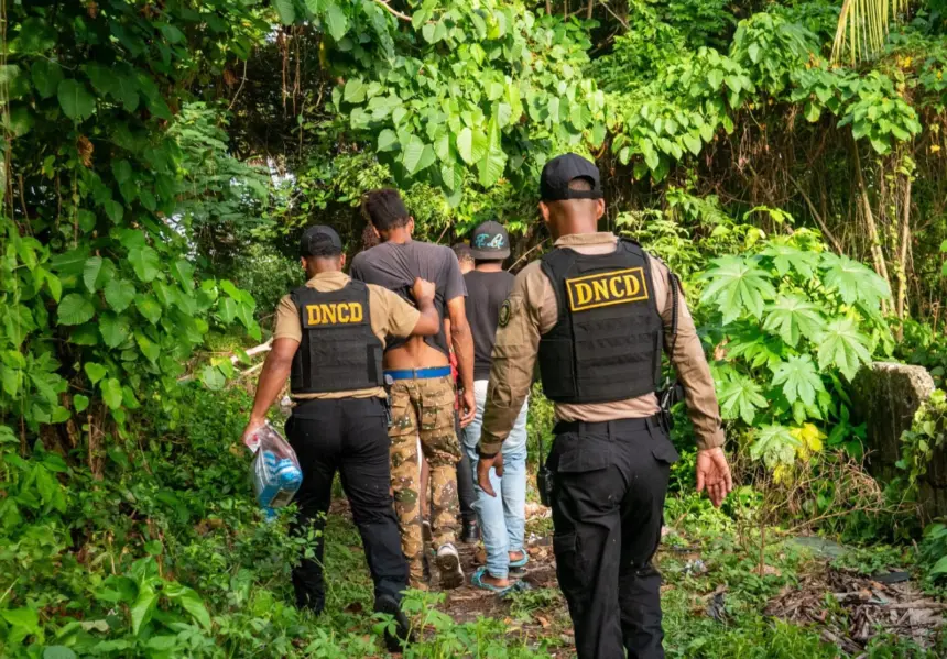 DNCD desmantela red de microtráfico en La Vega con armas y drogas