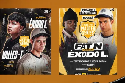 Éxodo Lirical debuta en FMS Colombia ante Fat N y el bicampeón Valles-T