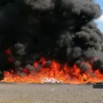 Inacif incinera más de 2,300 kilos de drogas en República Dominicana