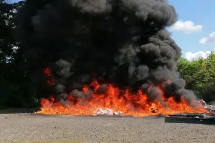 Inacif incinera más de 2,300 kilos de drogas en República Dominicana