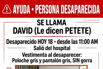Buscan a cobrador de ruta 99 desaparecido en El Almirante tras salir del hospital