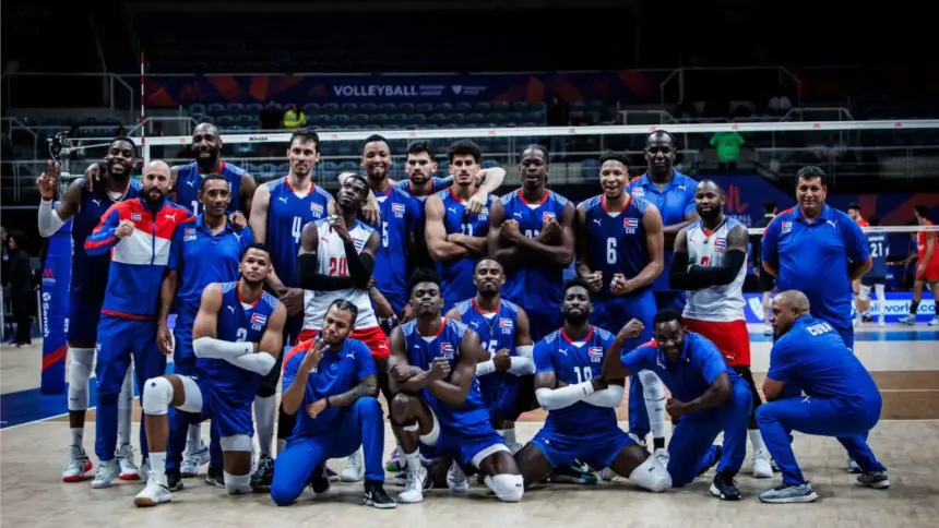 Cuba clasifica al voleibol masculino a los Juegos Olímpicos Los Ángeles 2028