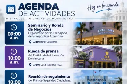 Agenda deportiva y eventos destacados en Santo Domingo 21 septiembre 2026