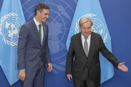 Sánchez y Guterres debaten desafíos globales en la Asamblea de la ONU