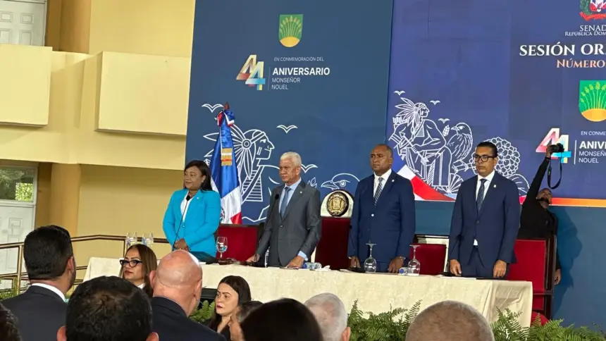 Senado celebra sesión histórica en Bonao por aniversario Monseñor Nouel