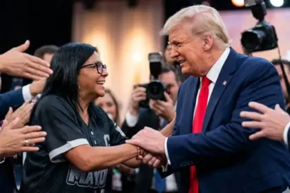 Trump y Delcy Rodríguez se reúnen en Nueva York en histórico acercamiento
