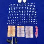 DNCD incauta cocaína y arma de fuego a menor en operativo en Nagua