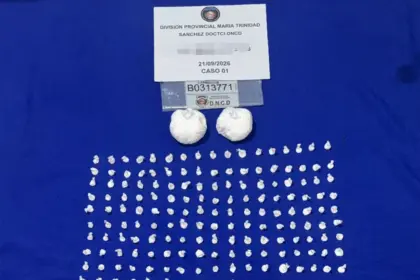 DNCD incauta cocaína y arma de fuego a menor en operativo en Nagua
