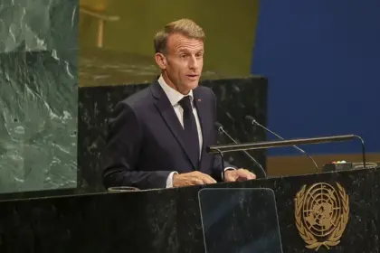 Macron propone ante la ONU moratoria a ataques en Ucrania y mar Negro