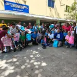 Tigres del Licey y Azul Podcast donan útiles escolares a estudiantes