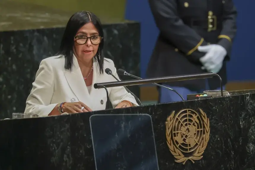 Delcy Rodríguez confirma elecciones en Venezuela ante la ONU