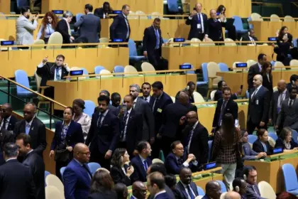 Delegados abandonan Asamblea de la ONU durante discurso de Netanyahu