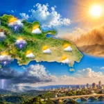 Calor extremo y polvo del Sahara dominarán el clima en República Dominicana