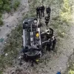 Tragedia en Salcedo-Tenares: mujer muere tras caer vehículo al vacío